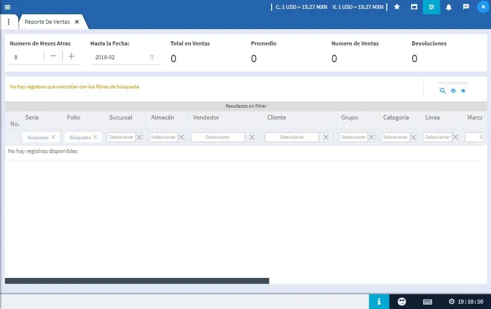 Reporte de ventas de dirección, Evidence Technology