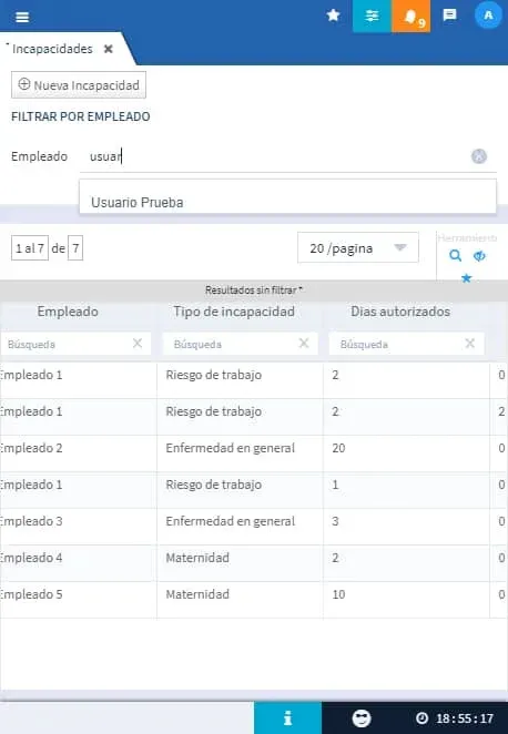 Incapacidades de recursos humanos, Evidence Technology