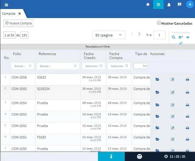Software para compras, Evidence Technology